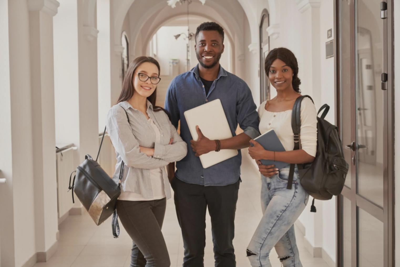 Educational resources and learning materials layout